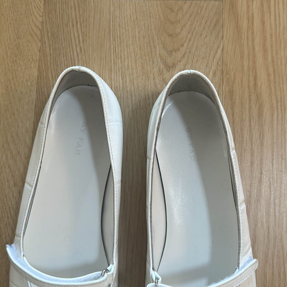 BY FAR Molly ballet Leather Flat white size - 39 - Picture 3 of 6